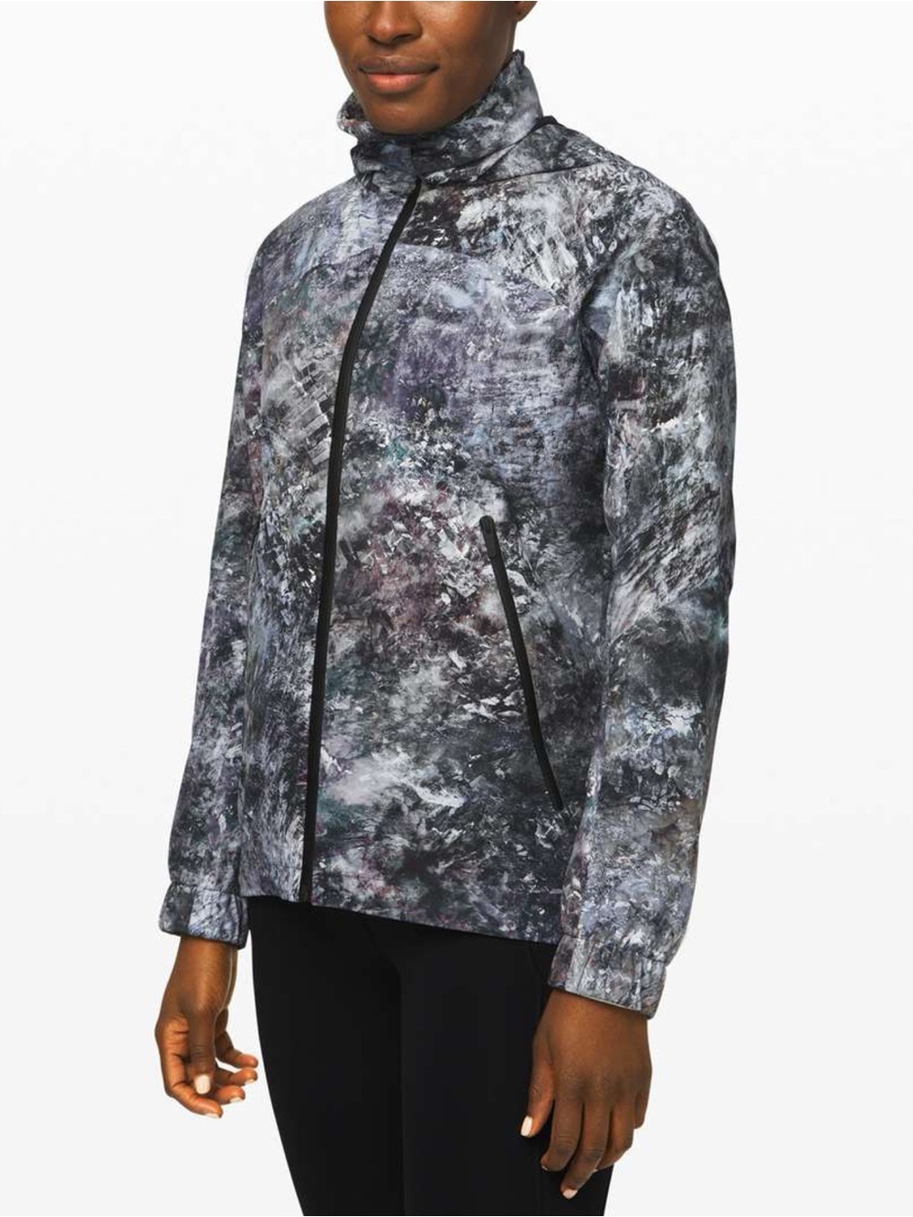 Lululemon Here To Move Jacket Sz 4 In Reynisfjara Multi